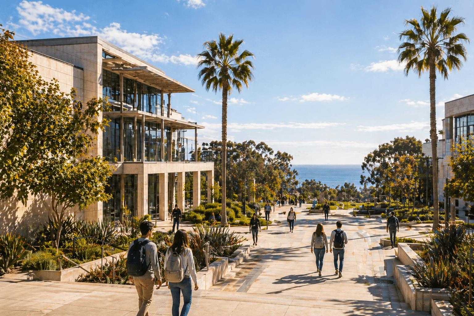 Coastal campus near La Jolla